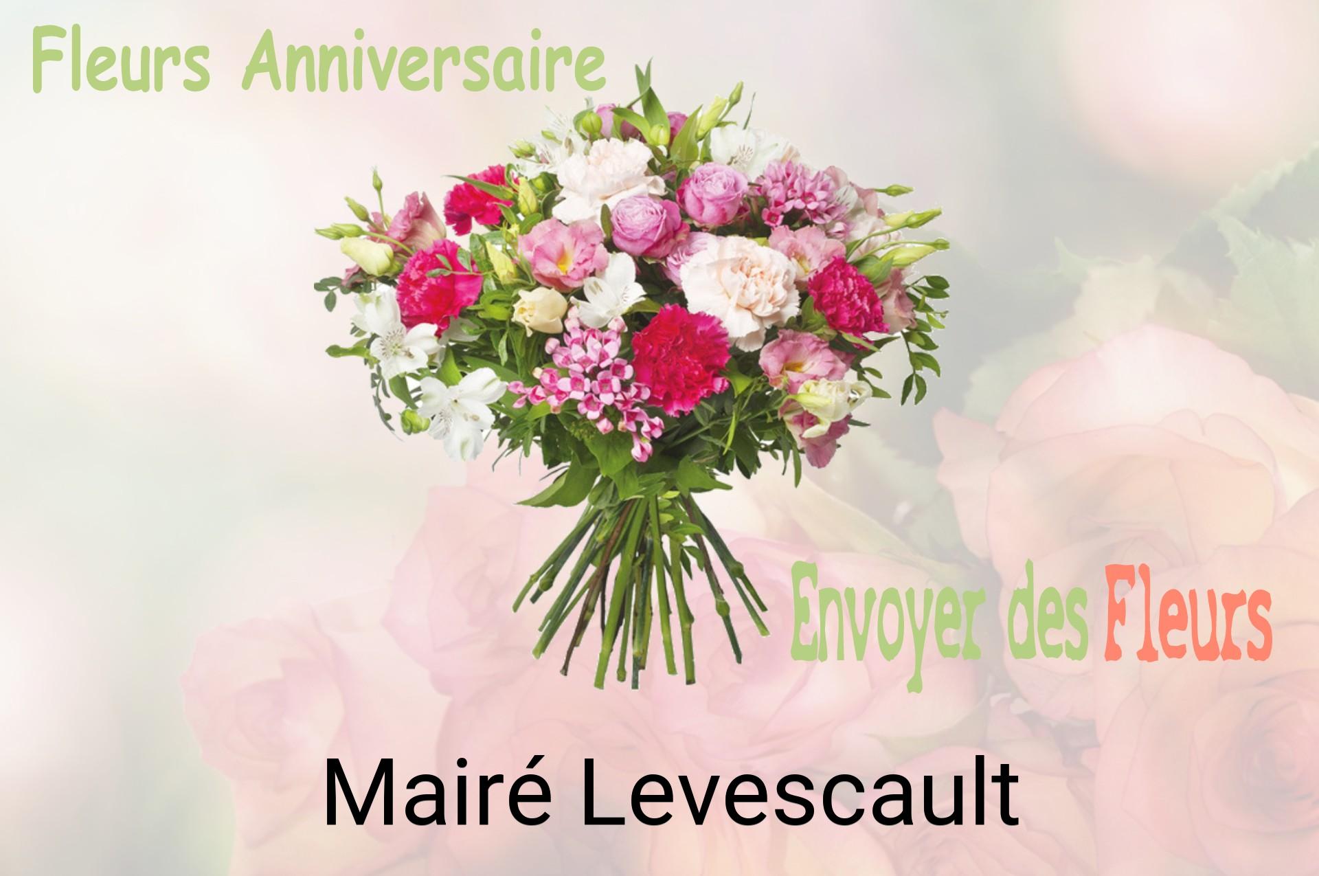 Bouquet de fleurs d’anniversaire livré à Mairé-Levescault